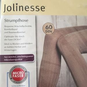 Microfiber Tights XL NWT Jolinesse 60 denier